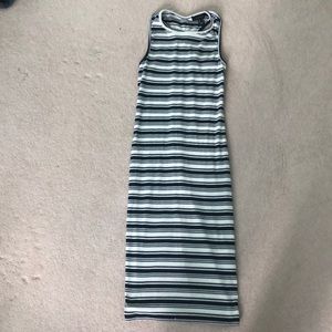 Striped bodycon dress